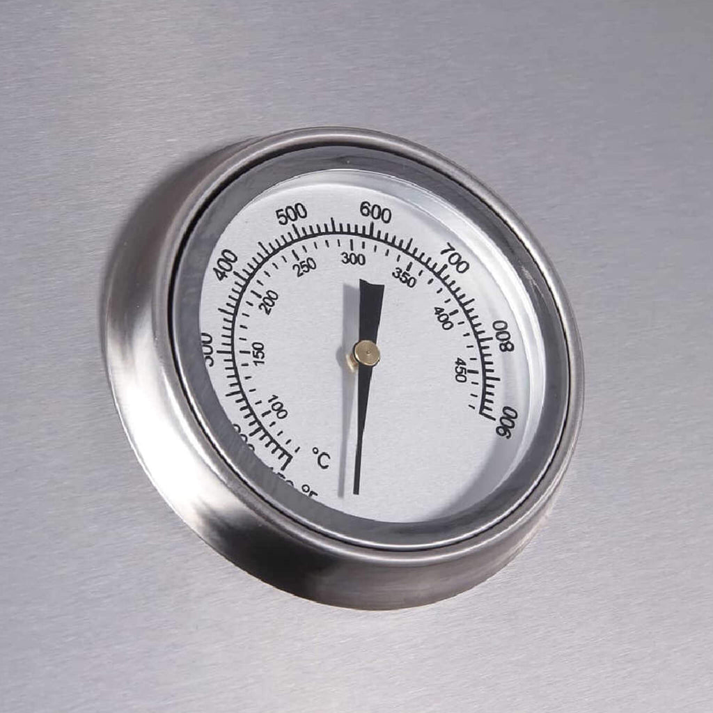 Edgestar 89K BTU 36-Inch Built-In Grill With Rotisserie And LED Lighting (SAK49230) - Saksby Wholesale - Thermometer