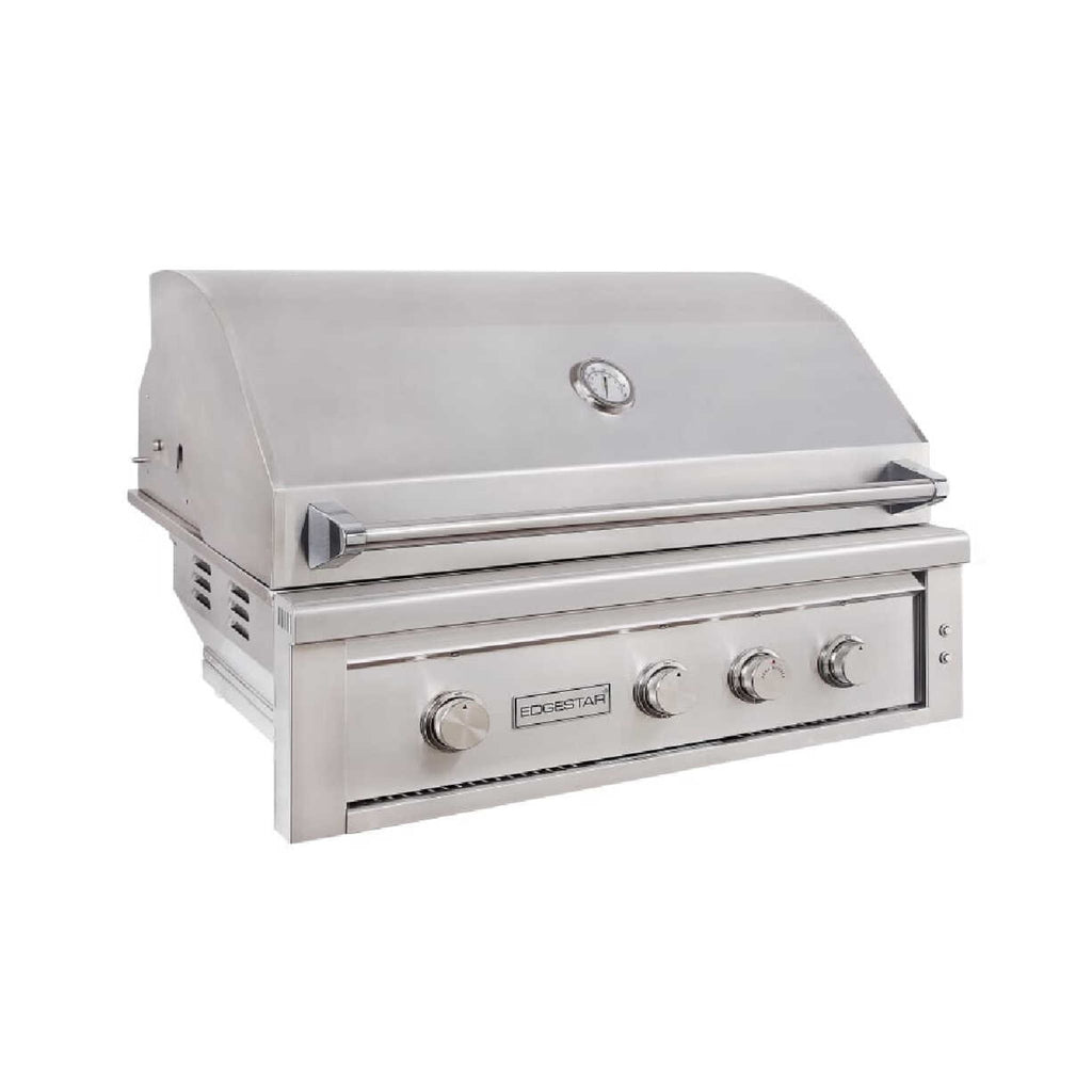 Edgestar 89K BTU 42-Inch Built-In Grill With Insulated Jacket And Double Access Doors Insulated Jacket (SAK94627) - Saksby Wholesale - Front View With Lid Closed