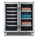 EDGSTAR 30" Wide 28 Bottle Built In Dual Zone Beverage Center With 86 Can Capacity (SAK35972)-SAKSBY