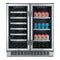 EDGSTAR 30" Wide 28 Bottle Built In Dual Zone Beverage Center With 86 Can Capacity (SAK35972)-SAKSBY