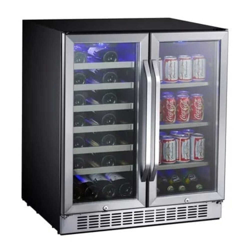 EDGSTAR 30" Wide 28 Bottle Built In Dual Zone Beverage Center With 86 Can Capacity (SAK35972)-SAKSBY