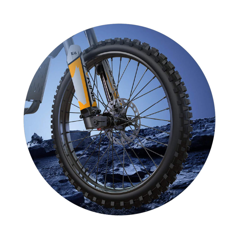 EKX E6 3000W 52V40Ah Premium Electric Carbon Steel Off-Road Mountain Dirt Bike SAK18315 Saksby - MTB Tires