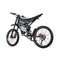 EKX E6 3000W 52V40Ah Premium Electric Carbon Steel Off-Road Mountain Dirt Bike SAK18315 Saksby - Rear Left View