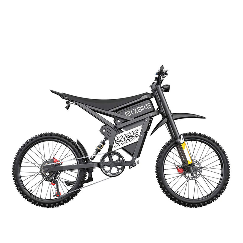 EKX E6 3000W 52V40Ah Premium Electric Carbon Steel Off-Road Mountain Dirt Bike SAK18315 Saksby - Right View