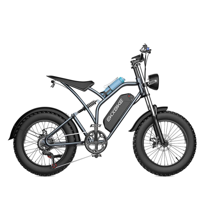 EKX T1 1000W 48V/20AH Electric Mountain EBike With 20" Fat Tires (SAK58340) SAKSBY - Front Right View