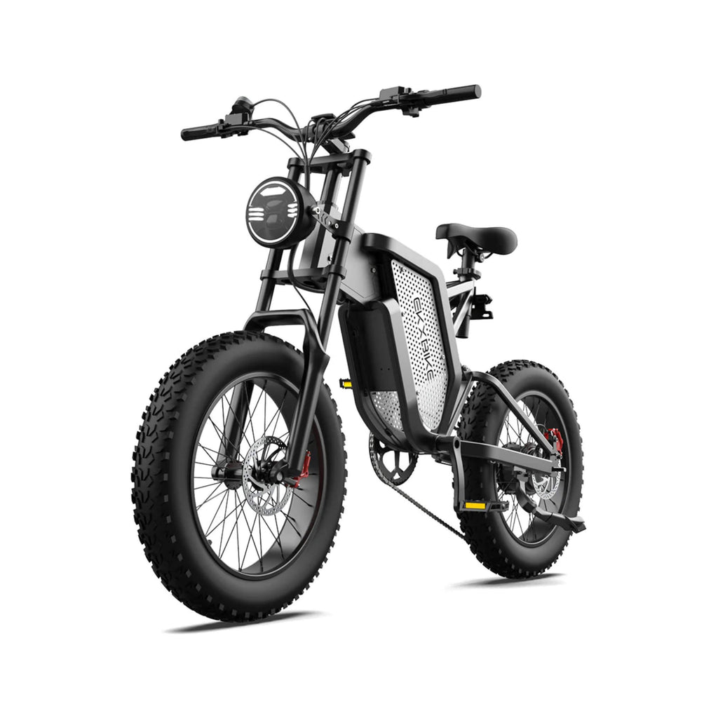 EKX X20 2000W 48V/35AH Electric Bike Mountain Moped Ebike With 20" Fat Tire (SAK31682) SAKSBY - Front Left View