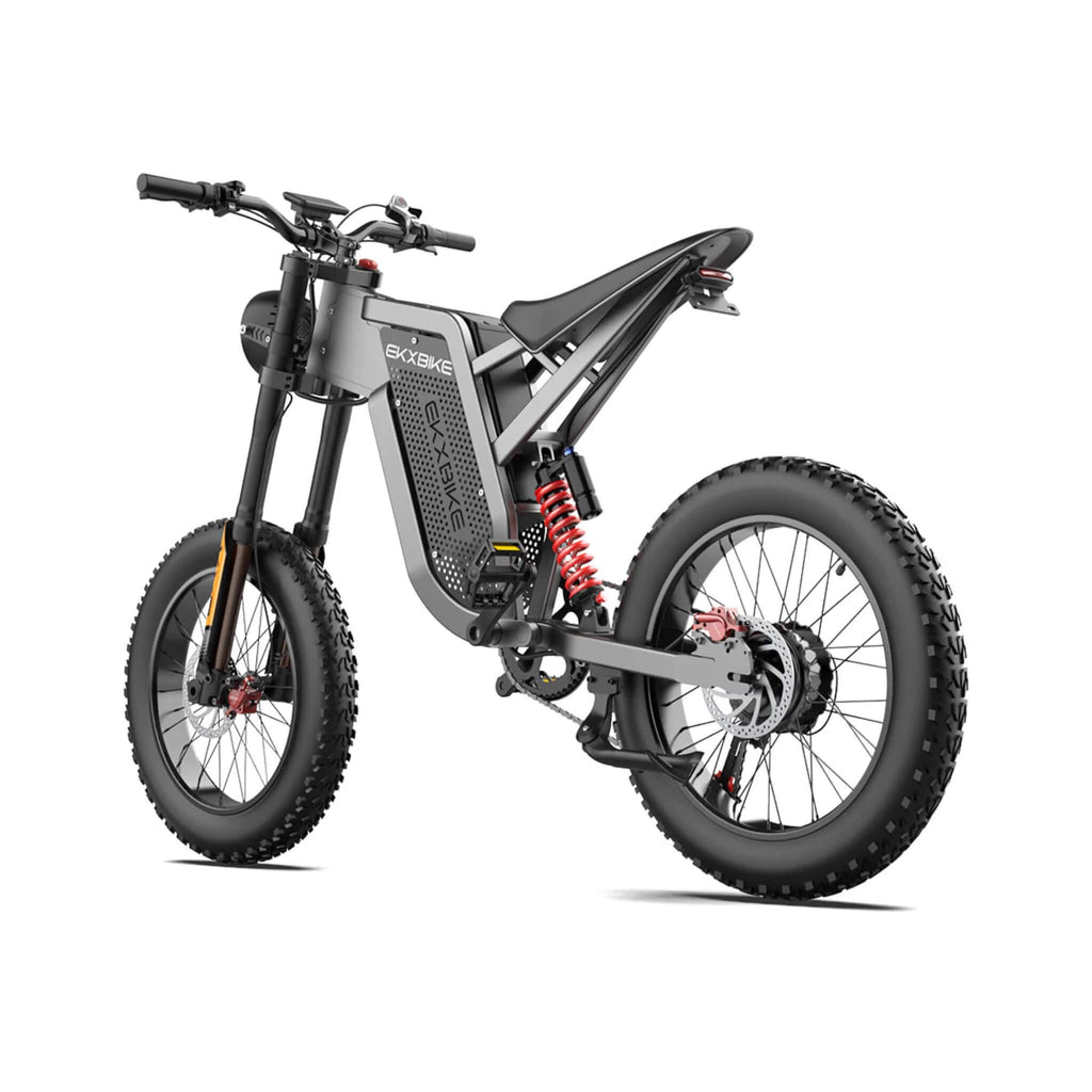 EKX X21 ADULTS 2000W 48V/35AH Electric Mountain Off-Road Dirt Bike (SAK92745) SAKSBY - Back Left View