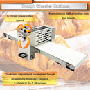Electric Commercial 110V Foldable Stainless Steel Dough Sheeter (SAK59273) - Saksby Wholesale - Button Functions