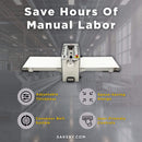 Electric Commercial 110V Foldable Stainless Steel Dough Sheeter (SAK59273) - Saksby Wholesale - Features View