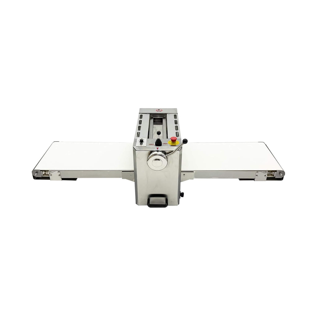 Electric Commercial 110V Foldable Stainless Steel Dough Sheeter (SAK59273) - Saksby Wholesale - Front View