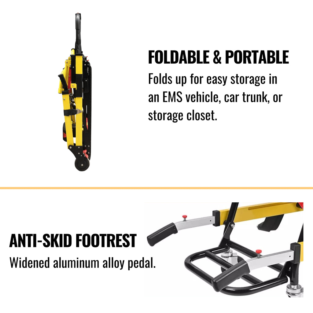 Stair Climbing Aid For Elderly - Foldable And Footrest