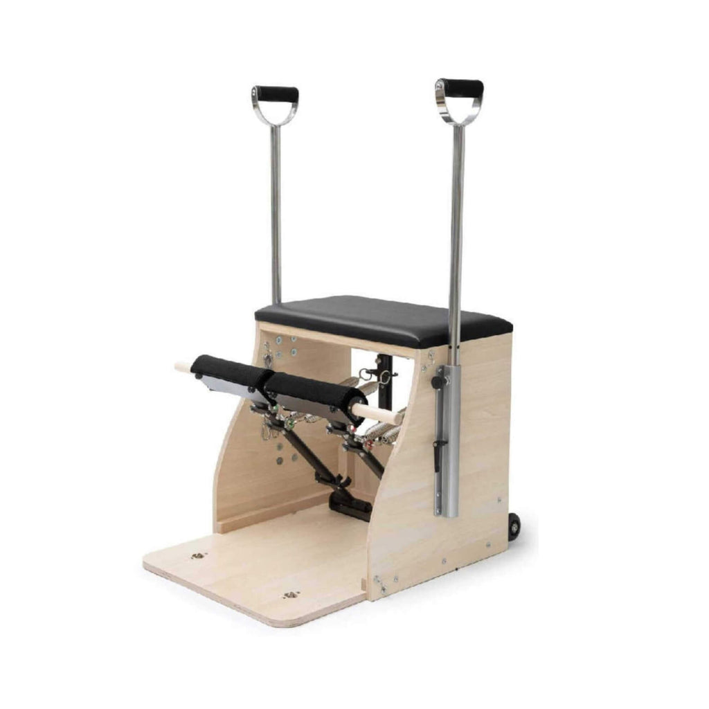 Elina Pilates Elite Wood Combo Chair With Handles [USA 700070] (SAK17301) - Saksby Wholesale - Front Left View