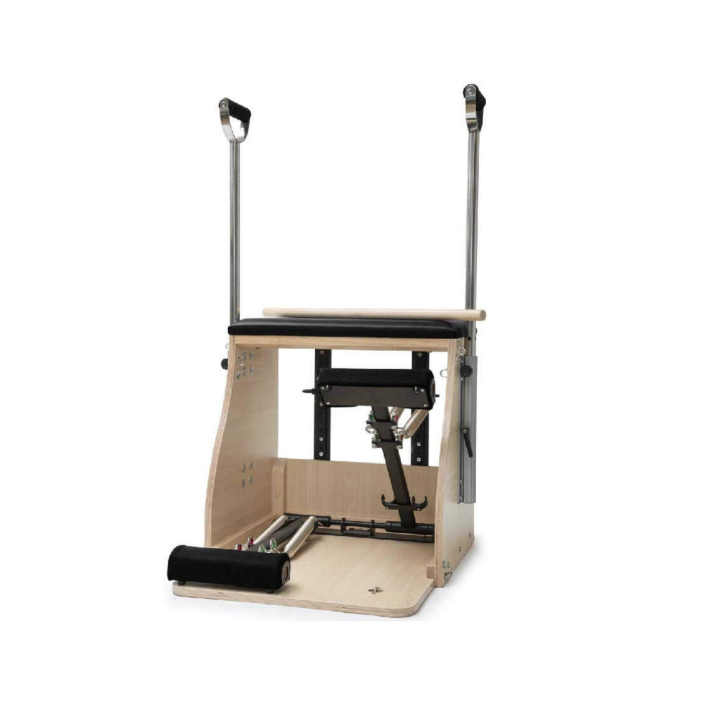 Elina Pilates Elite Wood Combo Chair With Handles [USA 700070] (SAK17301) - Saksby Wholesale - Pedal System Side View