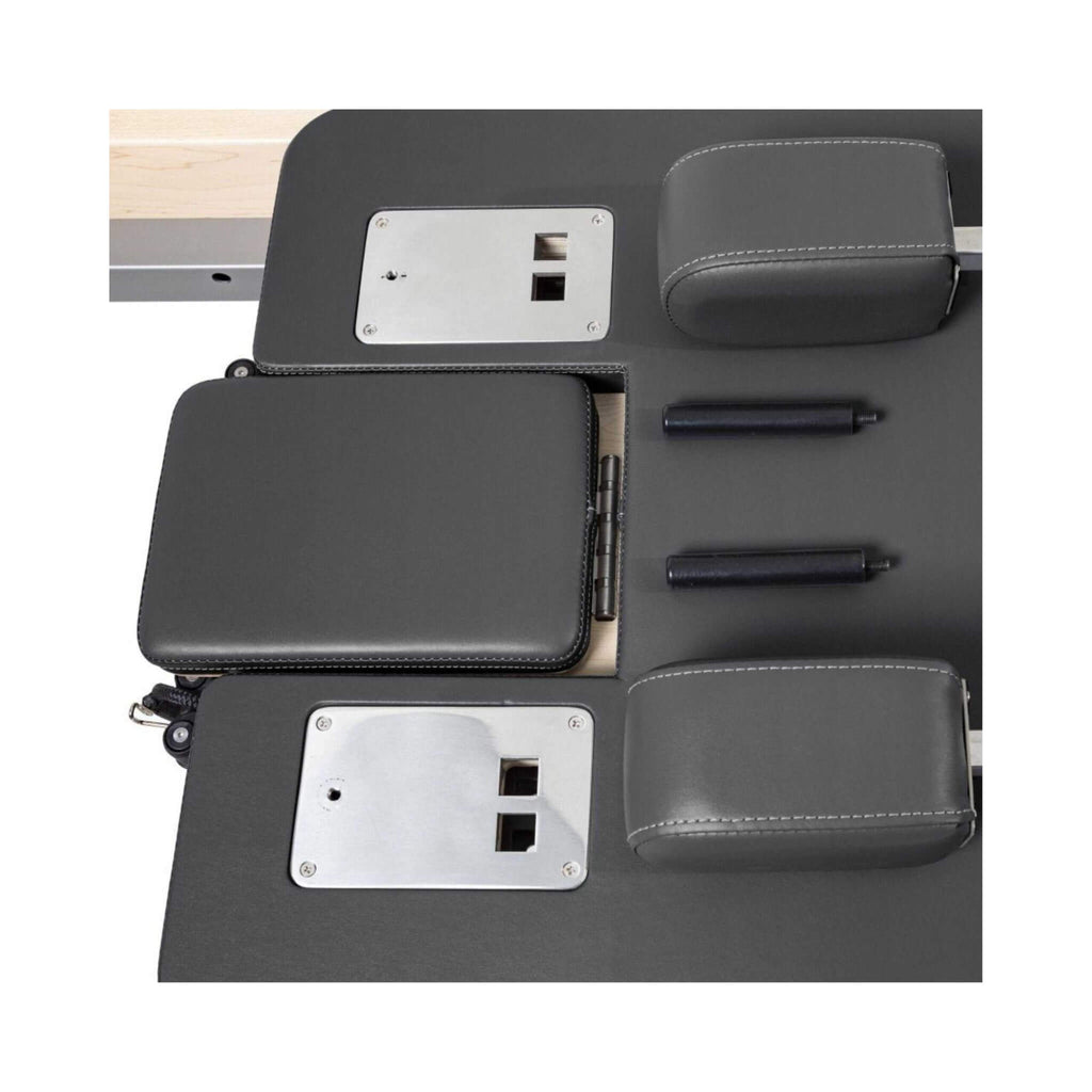 Elina Pilates Master Instructor Reformer Multiple Resistance Levels With Smooth Glide [USA 100140] (SAK17425) - Saksby Wholesale - Adjustable Headrest View