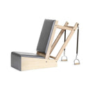 Elina Pilates Multi Position Wooden Baby Chair With Movable Backrest [USA 400300] (SAK37242) - Saksby Wholesale - Gray Color Side View