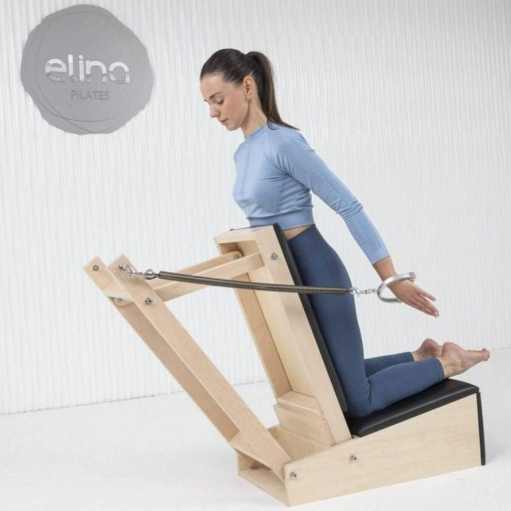 Elina Pilates Multi Position Wooden Baby Chair With Movable Backrest [USA 400300] (SAK37242) - Saksby Wholesale - Lifestyle Image In Action