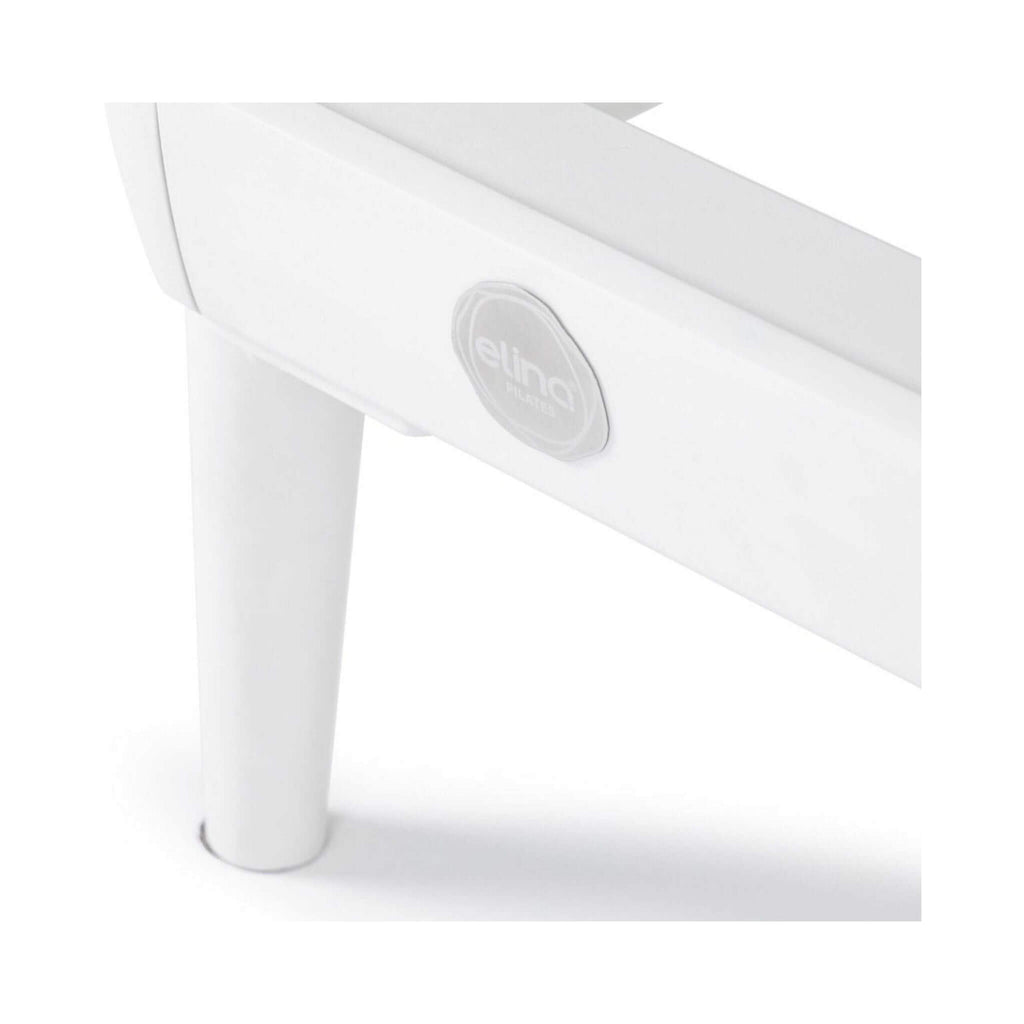 Elina Pilates Nubium Modern Studio Aluminum Reformer [USA 100300] (SAK98640) - Saksby Wholesale - Emblem And Support Leg View