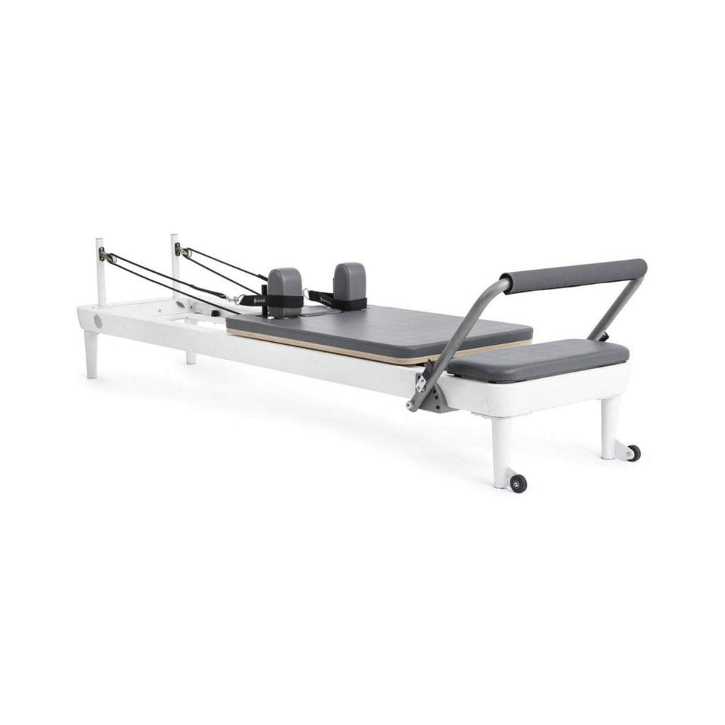 Elina Pilates Nubium Modern Studio Aluminum Reformer [USA 100300] (SAK98640) - Saksby Wholesale - Side View Grey Color 