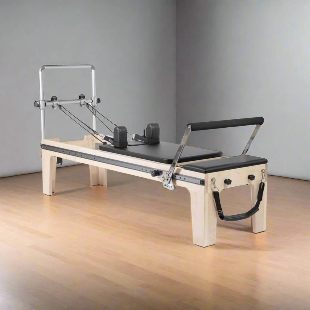 Elina Pilates Physio Reformer Master Instructor With Silent Slide System & Adjustable Headrest [USA 100170] (SAK56185)