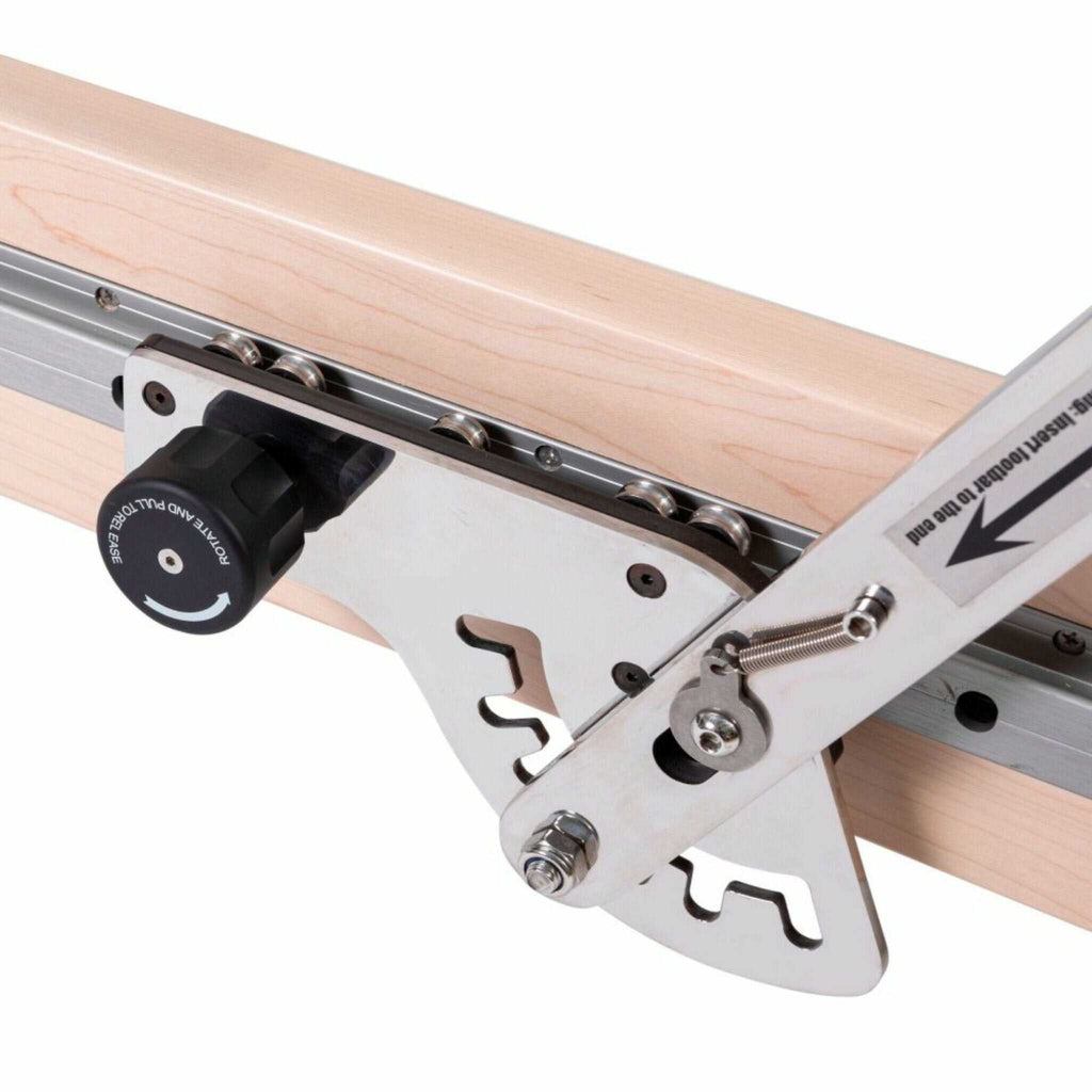 Elina Pilates Physio Reformer Master Instructor With Silent Slide System & Adjustable Headrest [USA 100170] (SAK56185)