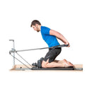 Elina Pilates Physio Reformer Master Instructor With Silent Slide System & Adjustable Headrest [USA 100170] (SAK56185) - Saksby Wholesale - Lifestyle Image In Action