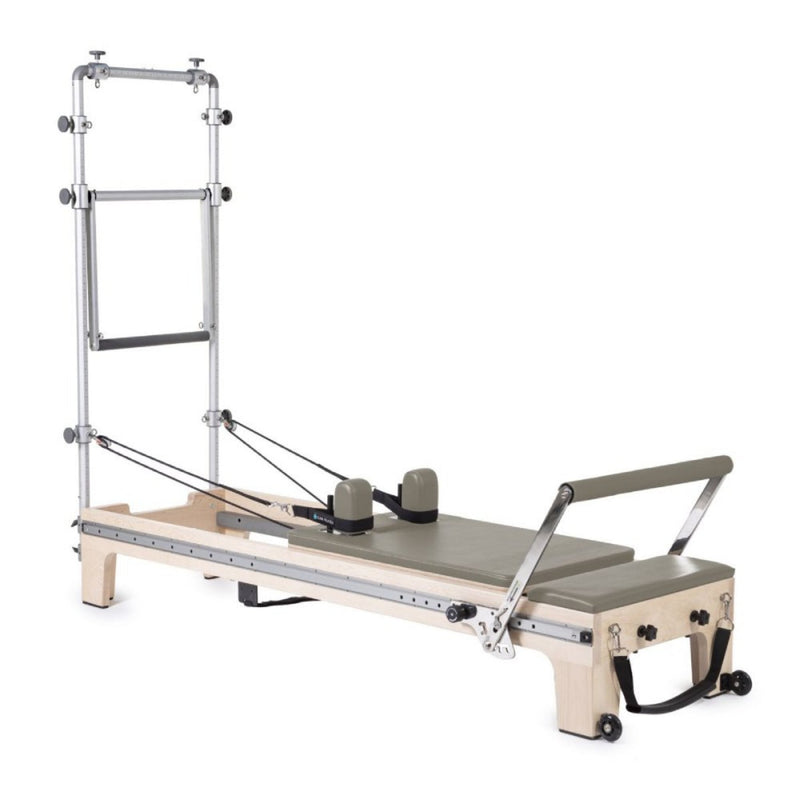 ELINA PILATES Professional Reformer Master Instructor Tower With Adjustable Pulleys And Ultra Quiet Trolley (SAK21934)