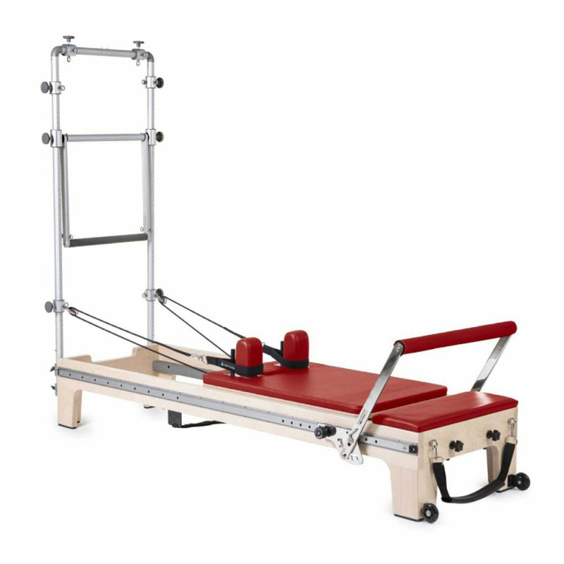 ELINA PILATES Professional Reformer Master Instructor Tower With Adjustable Pulleys And Ultra Quiet Trolley (SAK21934)