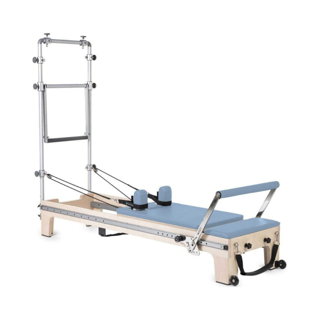 Elina Pilates Master Instructor Professional Reformer Tower With Adjustable Pulleys And Ultra Quiet Trolley (SAK21934) - Saksby Wholesale - Ocean Blue color