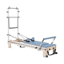 Elina Pilates Master Instructor Professional Reformer Tower With Adjustable Pulleys And Ultra Quiet Trolley (SAK21934) - Saksby Wholesale - Ocean Blue color
