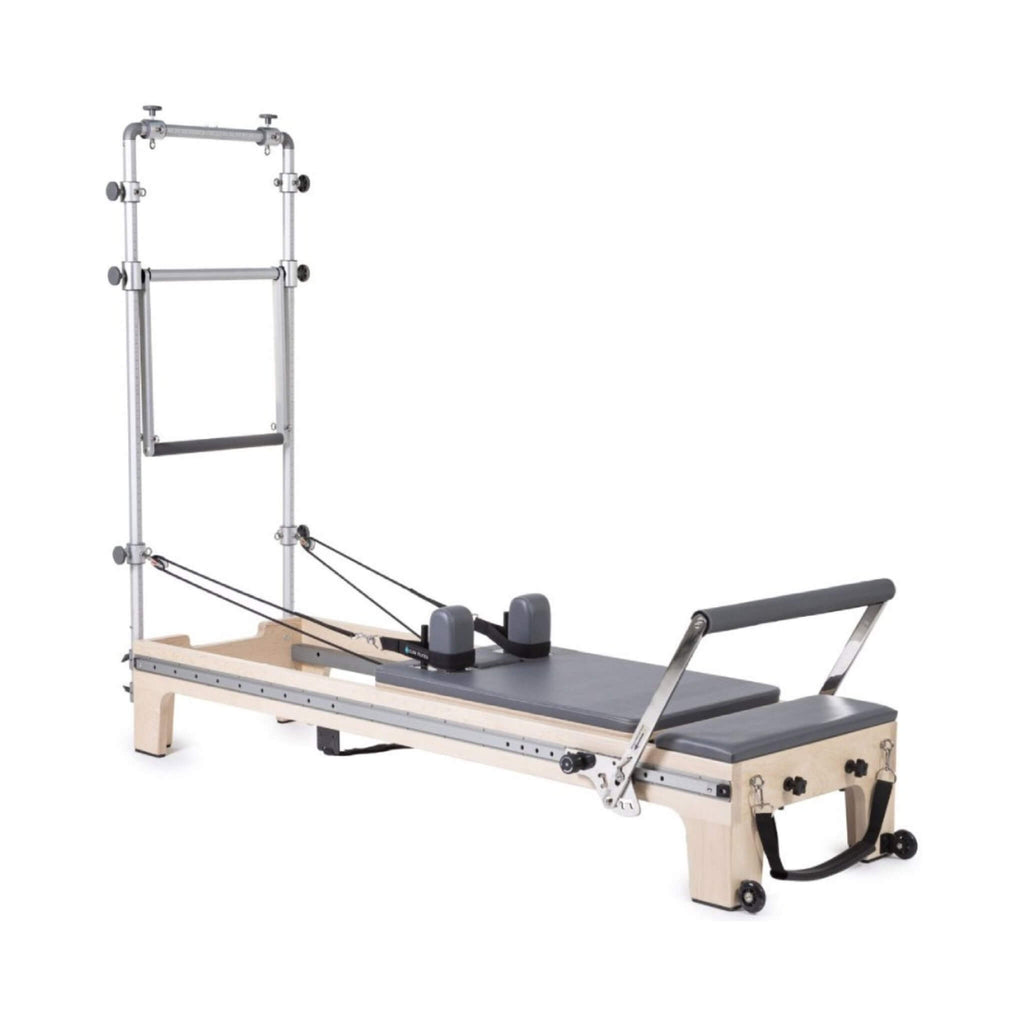 Elina Pilates Fisio Reformer Master Instructor With Tower And Auto Rope Retractable System (SAK97821) - Saksby Wholesale - Gray Color