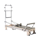 Elina Pilates Fisio Reformer Master Instructor With Tower And Auto Rope Retractable System (SAK97821) - Saksby Wholesale - Mocha Color