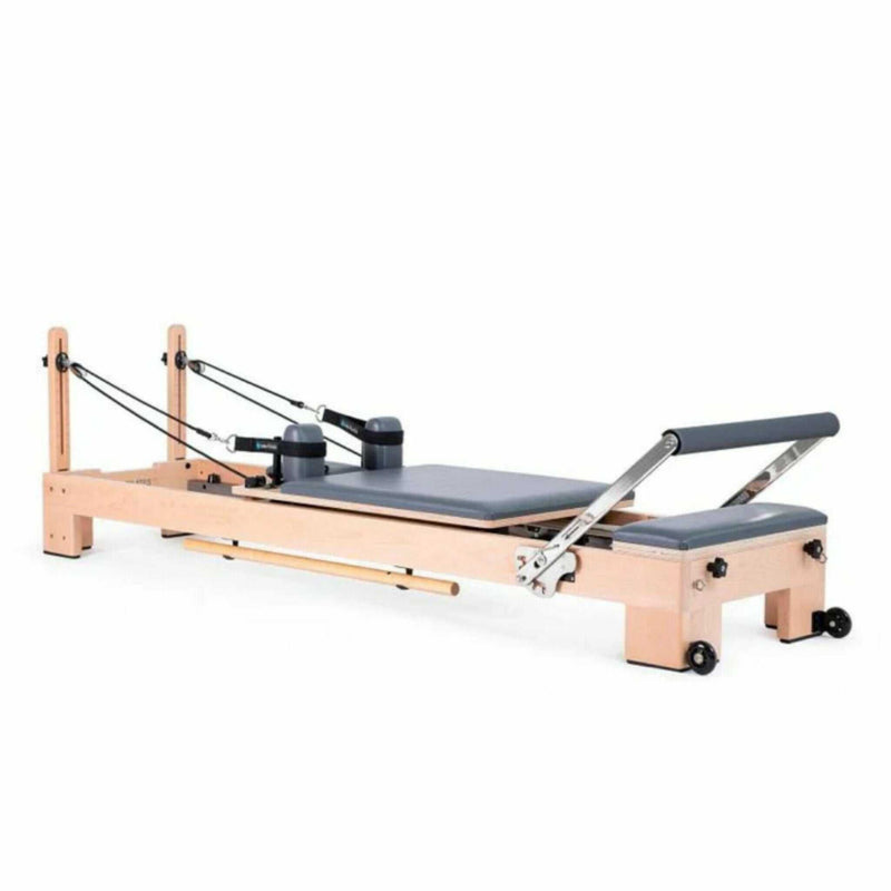 ELINA PILATES Wooden Reformer Lignum With Adjustable Height Rope Pulleys (SAK96321)