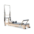 Elina Pilates Lignum Wooden Reformer With Tower [USA 300500] (SAK54321) - Saksby Wholesale - Side View In Gray Color