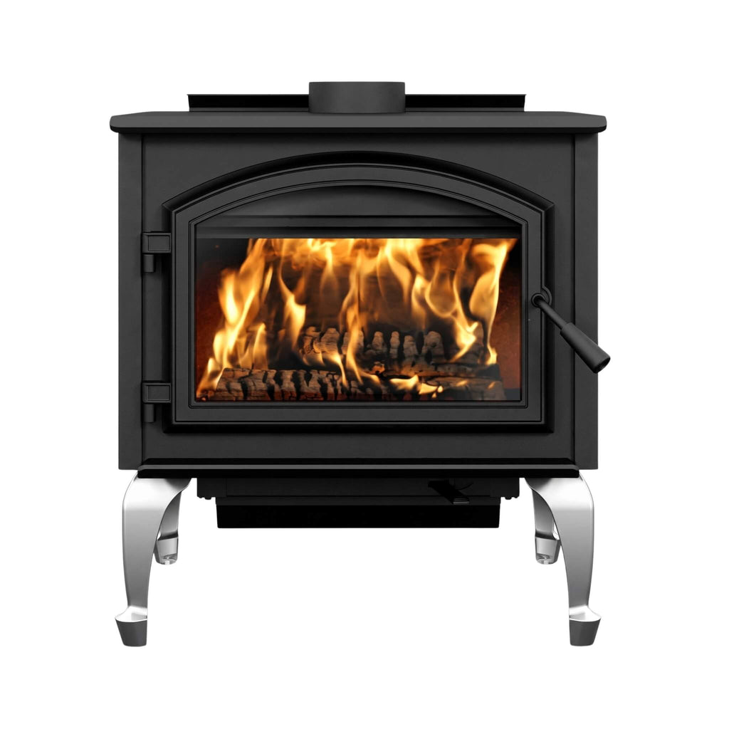 Empire Stove Gateway 3500 Ceramic Glass Wood Burning Stove [WB35FS] (SAK58486) - Saksby Wholesale - Front View