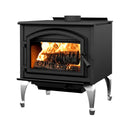 Empire Stove Gateway 3500 Ceramic Glass Wood Burning Stove [WB35FS] (SAK58486) - Saksby Wholesale - Front Left View