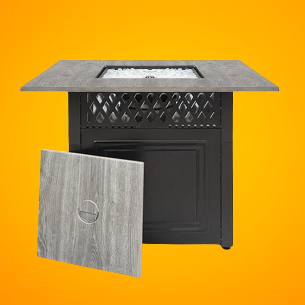 Endless Summer Dakota LP Gas Outdoor Fire Pit Table W/ DualHeat Technology (SAK31721)