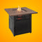 ENDLESS SUMMER Donovan Steel Propane Outdoor Fire Pit Table W/ Lid (96154052)