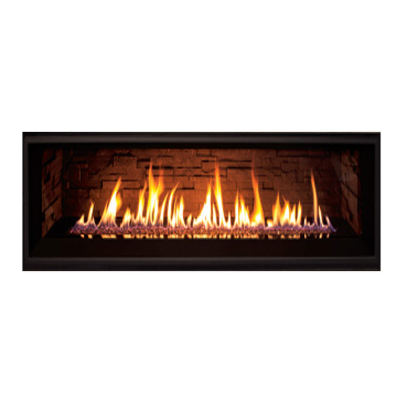 ENVIRO Tall Linear IPI Direct Vent Natural Gas Fireplace With Vermiculite, Steel Liner & Remote Control [C60] (SAK33742)