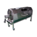 Extra-Large 52-Inch Stainless Steel Propane And Charcoal BBQ Rotisserie (SAK14873) - Saksby Wholesale - Side View Close Cover