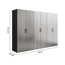 Extra Large 96-Inch Garage Cabinet Storage Set With Soft-Close Doors And Adjustable Shelves (SAK74369) - Saksby Wholesale - Dimensions