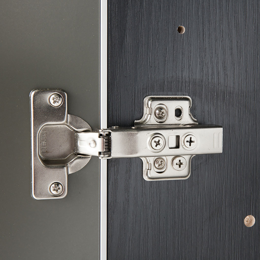 Extra Large 96-Inch Garage Cabinet Storage Set With Soft-Close Doors And Adjustable Shelves (SAK74369) - Saksby Wholesale - Hinge View