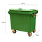 Extra Large Heavy Duty Outdoor Commercial Trash Bin With Wheels And Handles, 660L (SAK43182) SAKSBY - 
Dimensions View