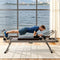 Extra Large Multi-Functional Pilates Reformer Machine With Dynamic Resistance Cords And Aerobic Rebounder, Black (SAK32879) - Saksby Wholesale - Indoor Lifestyle