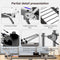 Extra Large Multi-Functional Pilates Reformer Machine With Dynamic Resistance Cords And Aerobic Rebounder, Black (SAK32879) - Saksby Wholesale - Partial Detail Presentation