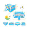 Extra Large Multifunctional Jump 'N Slide Inflatable Bouncer With Blower (SAK81243) - Saksby Wholesale - Dimensions