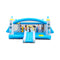 Extra Large Multifunctional Jump 'N Slide Inflatable Bouncer With Blower (SAK81243) - Saksby Wholesale - Front View