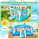 Extra Large Multifunctional Jump 'N Slide Inflatable Bouncer With Blower (SAK81243) - Saksby Wholesale - Indoor/Outdoor