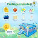 Extra Large Multifunctional Jump 'N Slide Inflatable Bouncer With Blower (SAK81243) - Saksby Wholesale - Package Includes