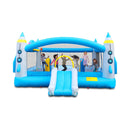 Extra Large Multifunctional Jump 'N Slide Inflatable Bouncer With Blower (SAK81243) - Saksby Wholesale - White Background