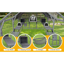 Extra Large Outdoor Cat Kitten Playpen House With Platforms, And Waterproof Cover (SAK55092) - Saksby Wholesale - Accessories